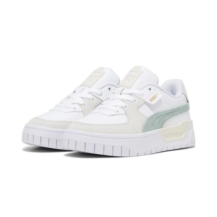 Baskets fille Puma Cali Dream Corderoy white green fog 36 White green fog Cdiscount Chaussures