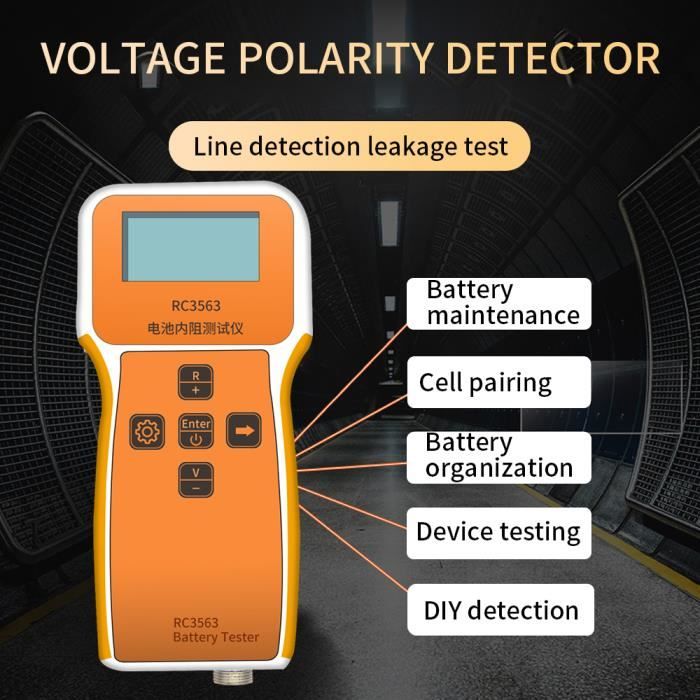 Batterie économe en énergie testeur de tension de résistance interne testeur