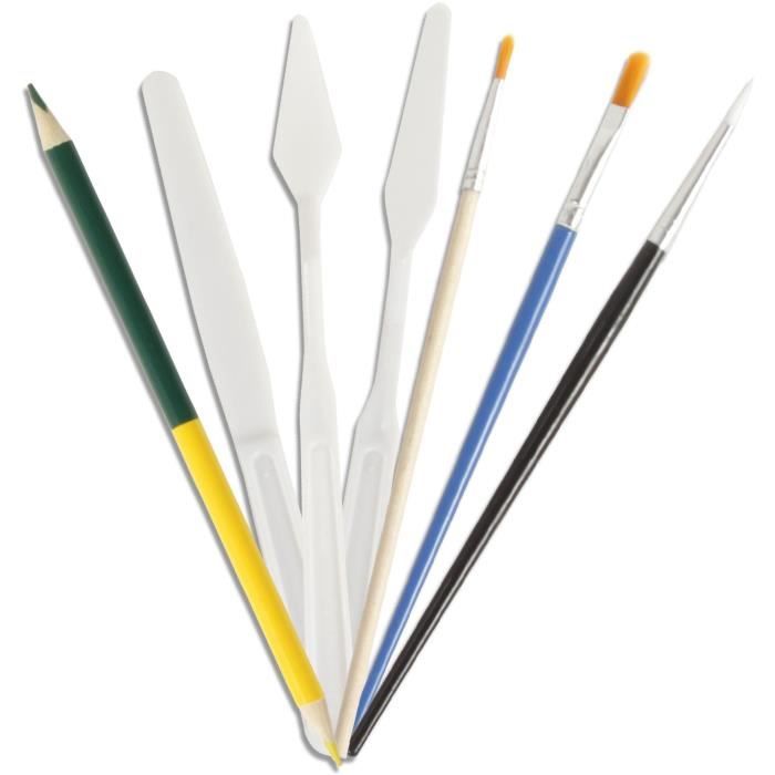 Coffret De Peinture MAIN D'ARTISTE - 12 Tubes De Peinture, Chevalet, Toile, Pinceaux, Crayon Et Accessoires - Jeux - Jouets