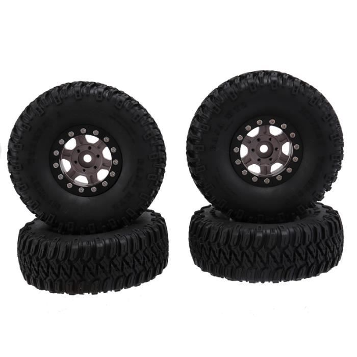 SHIKANG – Lot De 4 Jantes Métal Beadlock 2,2 Pouces Pour RC Crawler 1/10 Axial, TRX4