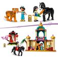 LEGO 43208 Disney Princess Les Aventures de Jasmine et Mulan, Jouet avec Tapis Volant, Figurine de Tigre, et Cheval, Enfants 5 Ans-2