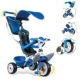 Tricycle évolutif SMOBY Baby Balade 2 - Bleu pour garçon - A partir de 10 mois-2