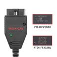 Scanner de Diagnostic OBD2 VAG VAG K + CAN Commander Interface 1.4 complète pour Audi VW SEAT SKODA avec puce FT232RL-2