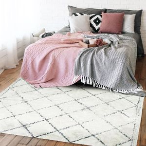 TAPIS COTTON BERBERE Tapis de salon - 120 x 170 cm - 100