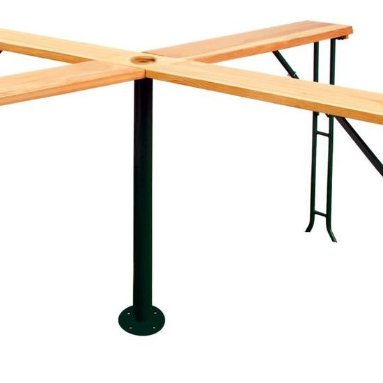 Table haute pliante en bois 20 personnes Table de reception Table bar  Quattro Anniversaire gardenparty fête