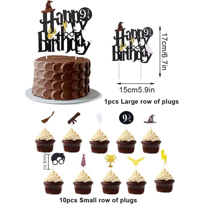 Harry Potter Kids Thème Fête d'anniversaire Décoration Kits Ballons  Bannière Bunting Cake Topper Accessoires
