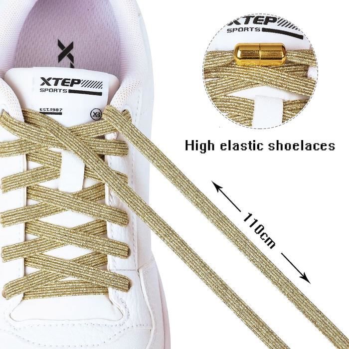 Lacets Plats Boolavard 8mm - 2 Paires - 21 Couleurs Disponibles - Pour Baskets Et Chaussures De Sport