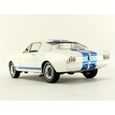 Voiture Miniature de Collection - SHELBY COLLECTIBLES 1/18 - FORD Mustang Shelby GT 350 R - White / Blue - SHELBY168-3