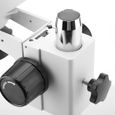 Garosa Microscope stéréo trinoculaire Microscope à zoom stéréo trinoculaire 3.5X-90X Oculaires WF10X / 20mm 100-240V (prise UE)-3