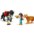 LEGO 43208 Disney Princess Les Aventures de Jasmine et Mulan, Jouet avec Tapis Volant, Figurine de Tigre, et Cheval, Enfants 5 Ans-3