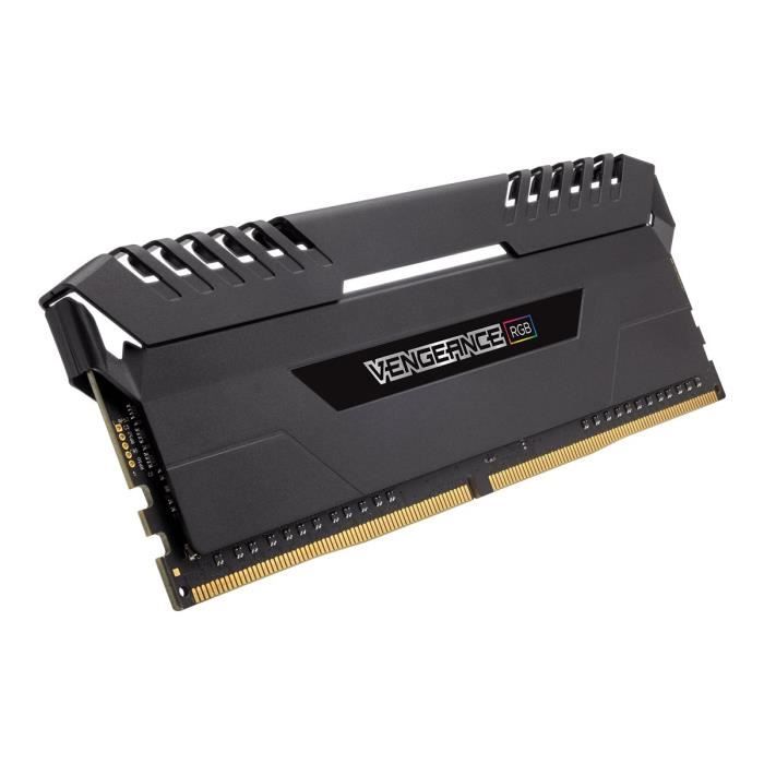 CORSAIR Memoire PC DDR4 Vengeance 16 Go 2 x 8 Go 3200MHz CAS 16 CMR16GX4M2C3200C16 Cdiscount Informatique