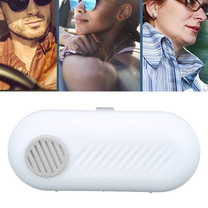 Dioche étui à lunettes à visière Étui à lunettes de voiture avec  aromathérapie purifiant l'air multifonction auto B (blanc) - Cdiscount  Bijouterie