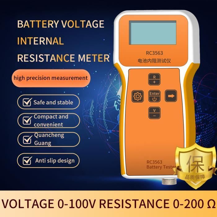 Testeur de résistance interne de capacité de batterie compact pour des  tests f