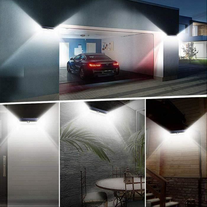 2Pcs LED Applique Solaire Murale Jardin Extérieur IP65 étanche Avec Capteur  de Mouvement lumière Chaude - Cdiscount Maison
