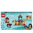 LEGO 43208 Disney Princess Les Aventures de Jasmine et Mulan, Jouet avec Tapis Volant, Figurine de Tigre, et Cheval, Enfants 5 Ans-5