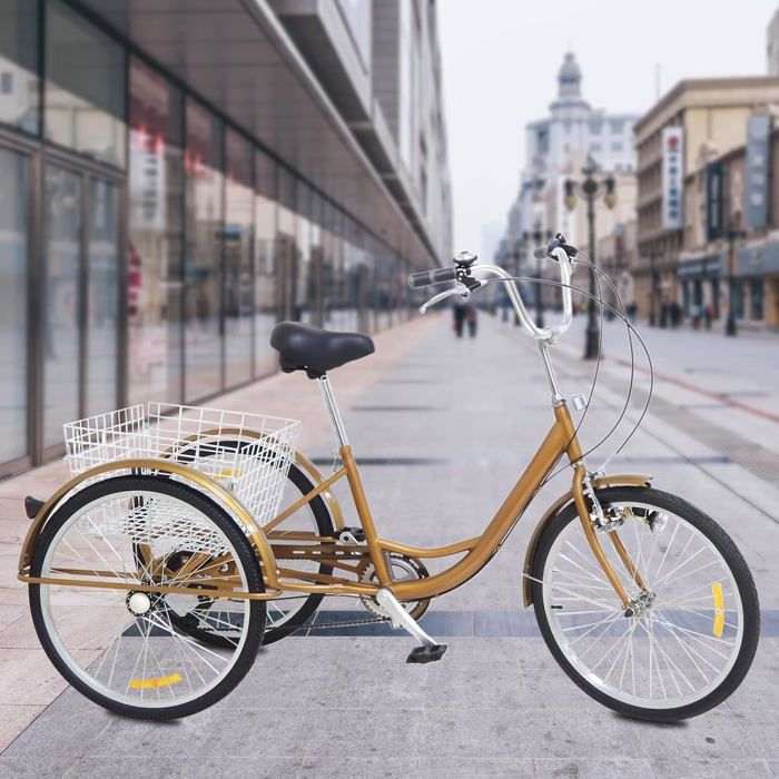 Tricycle Ridgeyard Adulte Vélo Trois Roues, Tricycle Pour Adulte