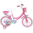 Vélo 14 pouces Disney Princesses - MONDO - Acier - Rose - 3 à 6 ans-0