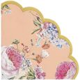 Talking Tables Decorations Tea Party Floral Napkins Scalloped Paper Truly Scrumptious Pink, 20 Pack - TS8-SCALNAPKIN-0