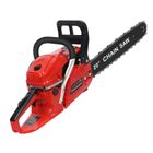 Tronçonneuse à essence sans fil -20 pouces - 58cc - 2 Temps Tronçonneuse Thermique pour coupe du bois et l'élagage - Rouge -Fianao