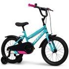 Vélo Enfant – So Sweet – Roues 16" – Age 5 à 7 ans – Stabilisateurs - Freins à étrier – Bleu – Produit HUFFY
