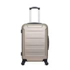 Valise Weekend ELBE-A 60 cm 4 Roues - beige - WAVE PARIS 60x36x26cm