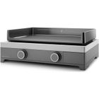 Plancha gaz FORGE ADOUR Modern G 60 A - Châssis acier - 2 brûleurs - Surface de cuisson 58,5 x 40,2 cm