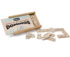 FISHER PRICE PUÉRICULTURE JEUJURA - Jeu de Dominos en Bois - Coffret en Bois - Garçon et Fille - A partir de 3 ans