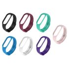 LECMACY 7 Pièces Bracelets Compatible avec Xiaomi Mi Band 7 / Mi Band 6 / Mi Band 5, Bracelet de Remplacement, Soft Respirant, Fait de TPU,
