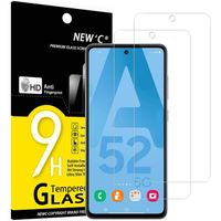 Lot de 2, Verre Trempé pour Samsung Galaxy A52, A52 5G, A52S 5G, Film Protection écran - Anti Rayures - sans Bulles d'air -Ult[47]