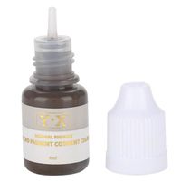 Pigment Microblading Encre Semi-Permanente Micro-colorant pour Sourcils Ligne des Yeux Maquillage(Noir café (sourcils))-HEN