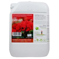 CULTIVERS  Engrais liquide biologique à base de géranium, 10 L. Des feuilles plus vertes, plus de floraison et une couleur plus inte