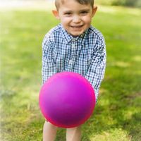 Ballon de jeu extérieur pour enfants - VGEBY - PVC souple - Couleurs arc-en-ciel
