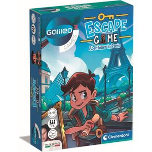 JEU SOCIÉTÉ - PLATEAU Escape Game 59268 - Aventure à Paris - Jeu de soci