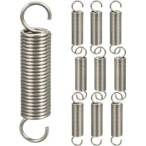 10 Ressorts De Compression Acier Diamètre 15mm, Longueur 50mm, Fil 1,2mm - Lot Uxcell Neuf