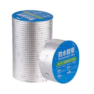 1.2mm*50mm*5m) Ruban super étanche en caoutchouc butyle en aluminium, pour fuite de toit, fissure de surface, écart de rebord de fenêtre | Leroy Merlin