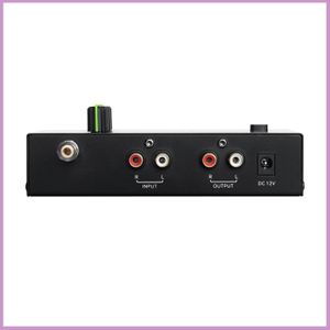 Préampli Phono Double Gain PP500 - Préamplificateur Platine Vinyle Stéréo Professionnel Pour Haut-Parleurs Et Équipements Audio