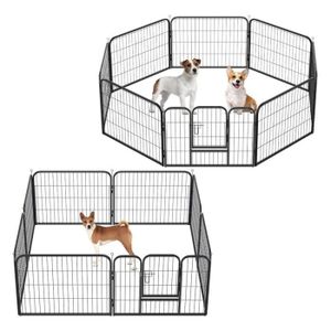 ENCLOS - CHENIL Randaco Enclos pour chien Parc pour chiots avec toit 8 pièces 60 x 80 cm Puppy Run Intérieur extérieur jardin disponible