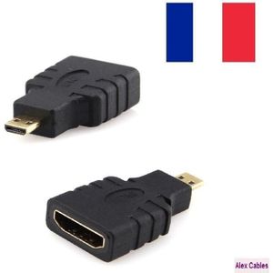 Adaptateur micro HDMI mâle / HDMI femelle - ADHD253 - Le Zébu