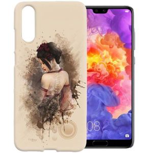 SIMao Collier pour Huawei P20 Pro Coque Transparent Silicone