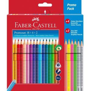 Eberhard Faber Crayons de Cire Soluble en Plastique Boîte de 10 