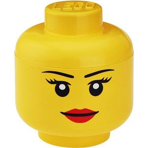 LEGO® Storage Boîte de rangement - 4 Boutons - 25x25x18 - Aqua Éq.