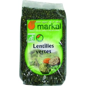 LÉGUMES SECS Lentilles vertes, 500g, Markal