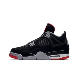 BASKET Chaussures de basket-ball Air Jordan 4 Retro Bred 