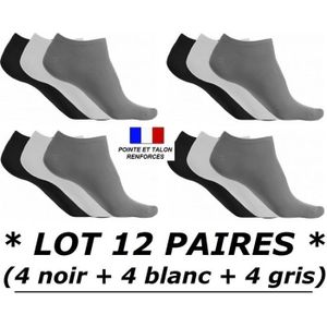 inaWarm Lot de 5 Paires Chaussettes Homme Sport 37-42, Rembourré