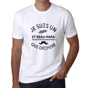 T-SHIRT Homme Tee-Shirt Je Suis Un Papa Et Beau Papa Qui D