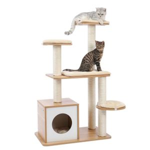 Arbre A Chat Bois Flotte Cdiscount