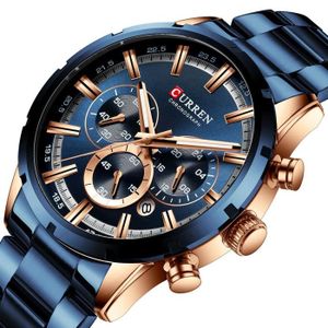 MONTRE RMEGA Montre Homme - Marque De Luxe - Quartz - Arm