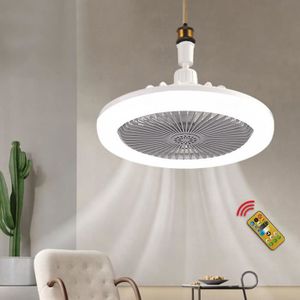 VENTILATEUR DE PLAFOND Ventilateur de plafond LED avec lumières - TRAHOO - 30W - 3 couleurs dimmable - télécommande
