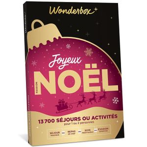 COFFRET THÉMATIQUE Wonderbox - Coffret Cadeau - Joyeux Noël Passion -
