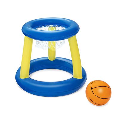 Jeux aquatiques gonflables - Jeux 2 en 1: basket flottant et lancer d' anneaux - Jeux - Jouets